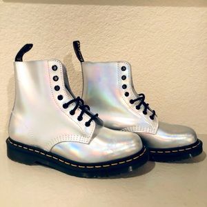 Silver Pearl Dr. Martens Size-9
